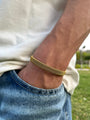 Necklace + bracelet “Black-gold-silver”