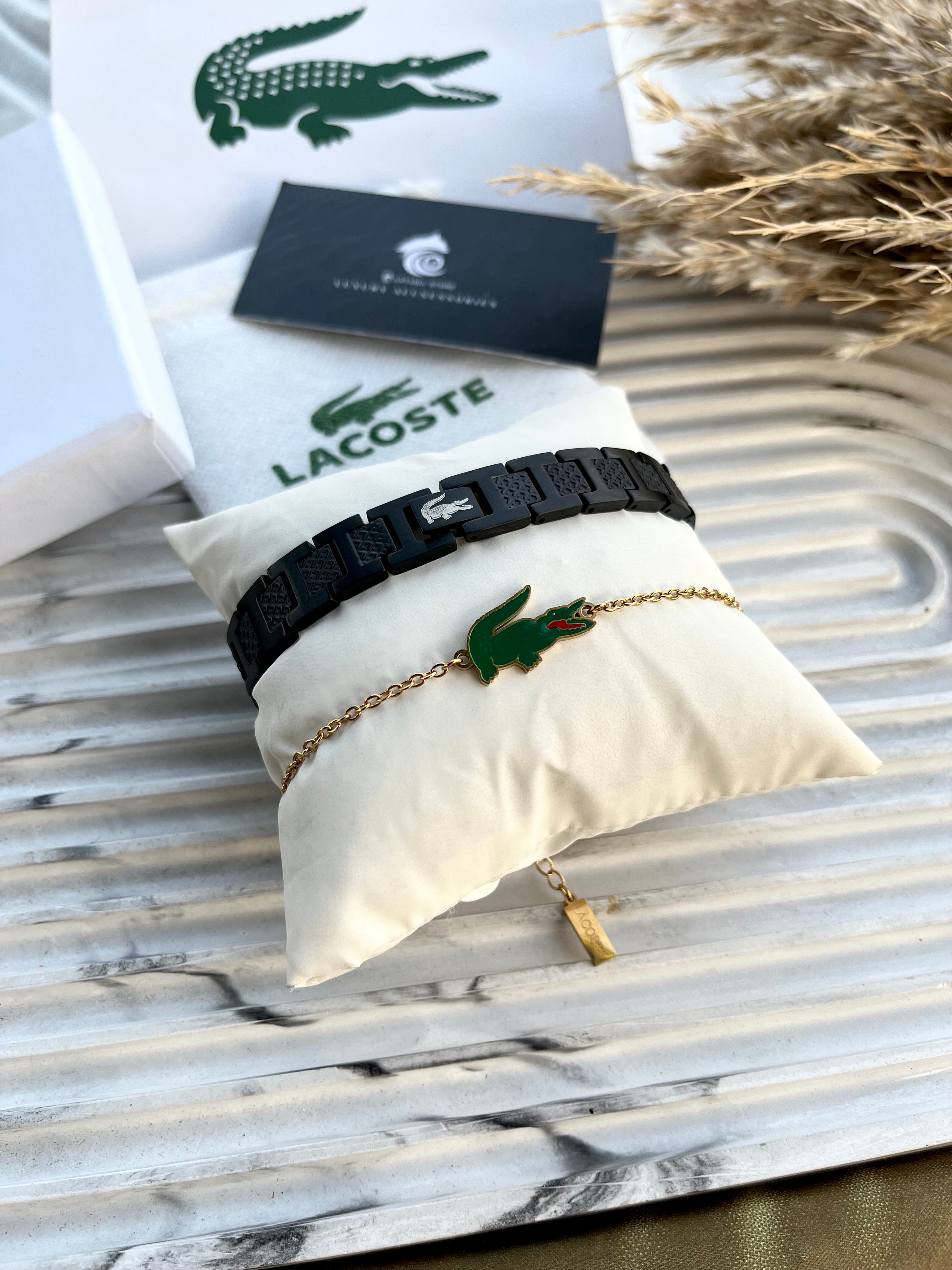 Couples black-green Lacoste