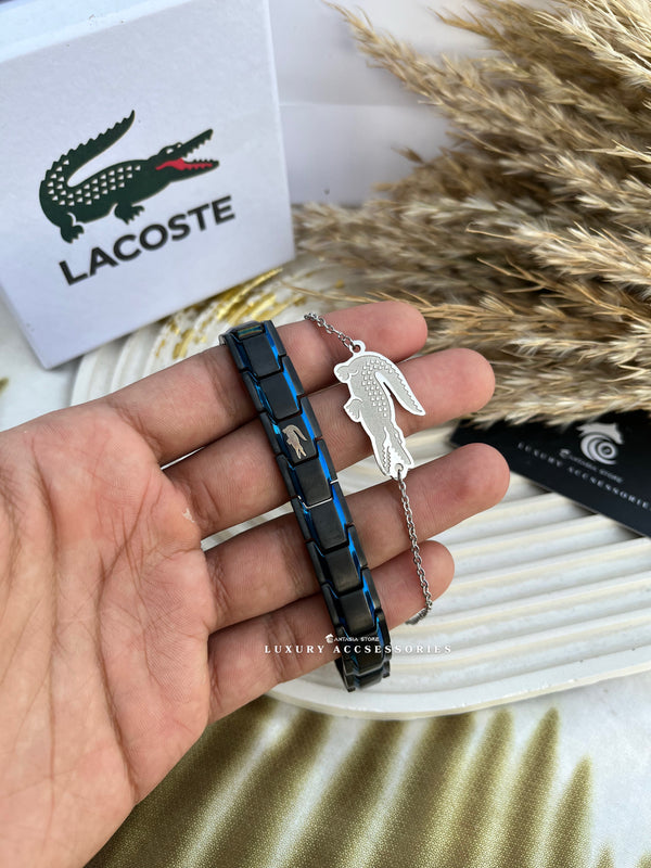 Blue-black Couples Lacoste