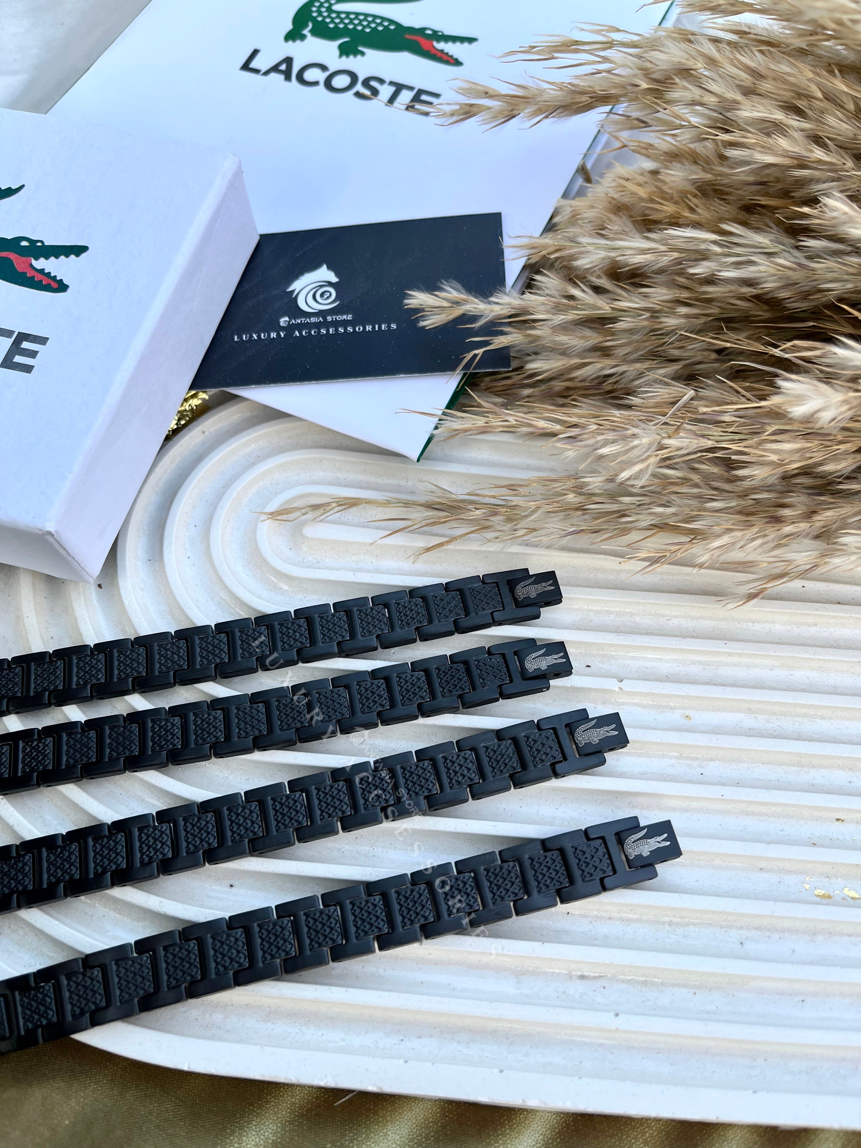 Black original Lacoste shape