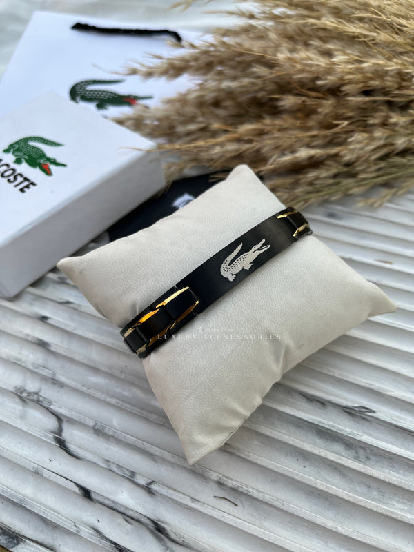 Gold-black new edition Lacoste