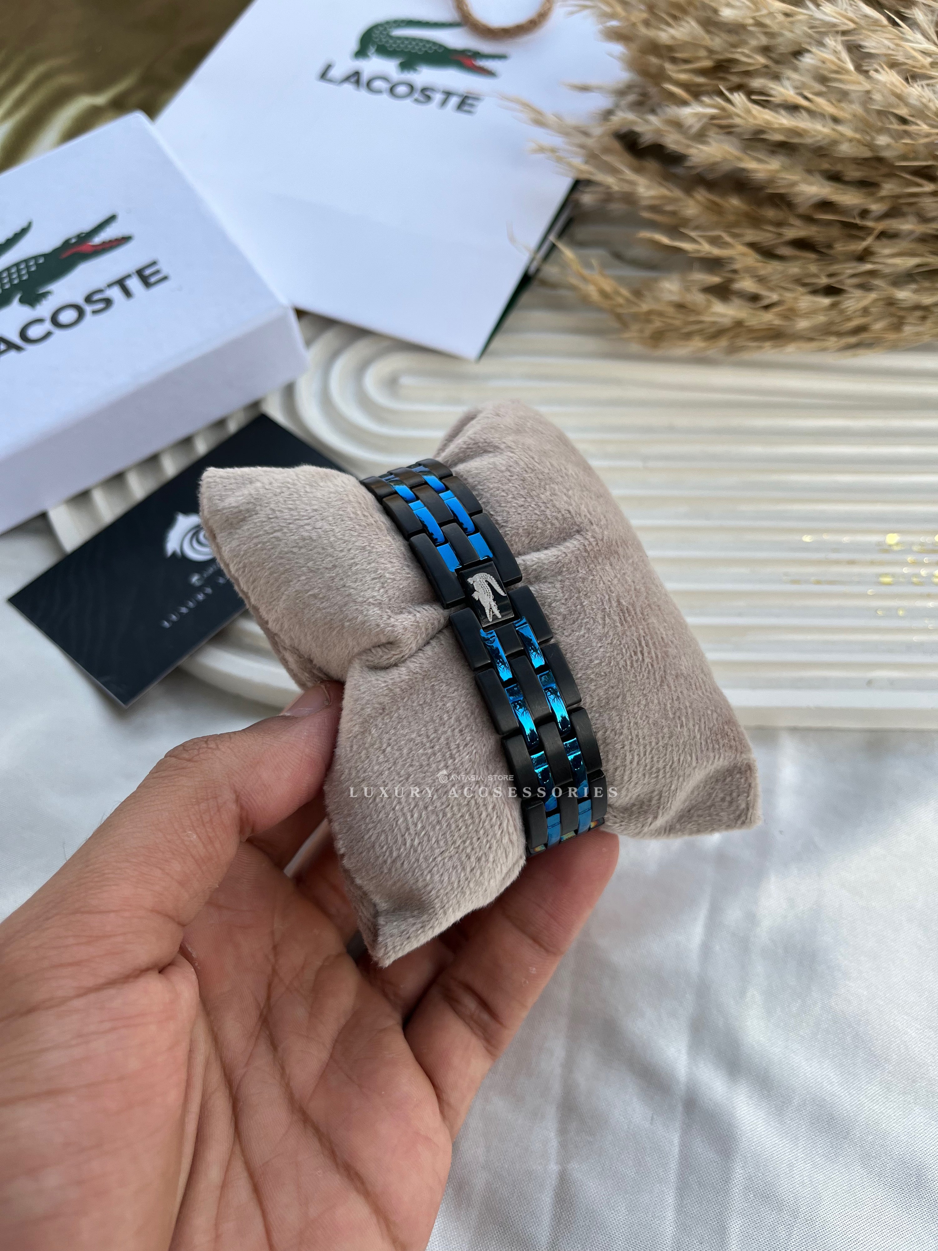 Blue black Lacoste