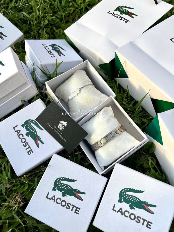 Couples Lacoste bracelet Silver