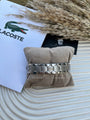 Wide Silver Lacoste