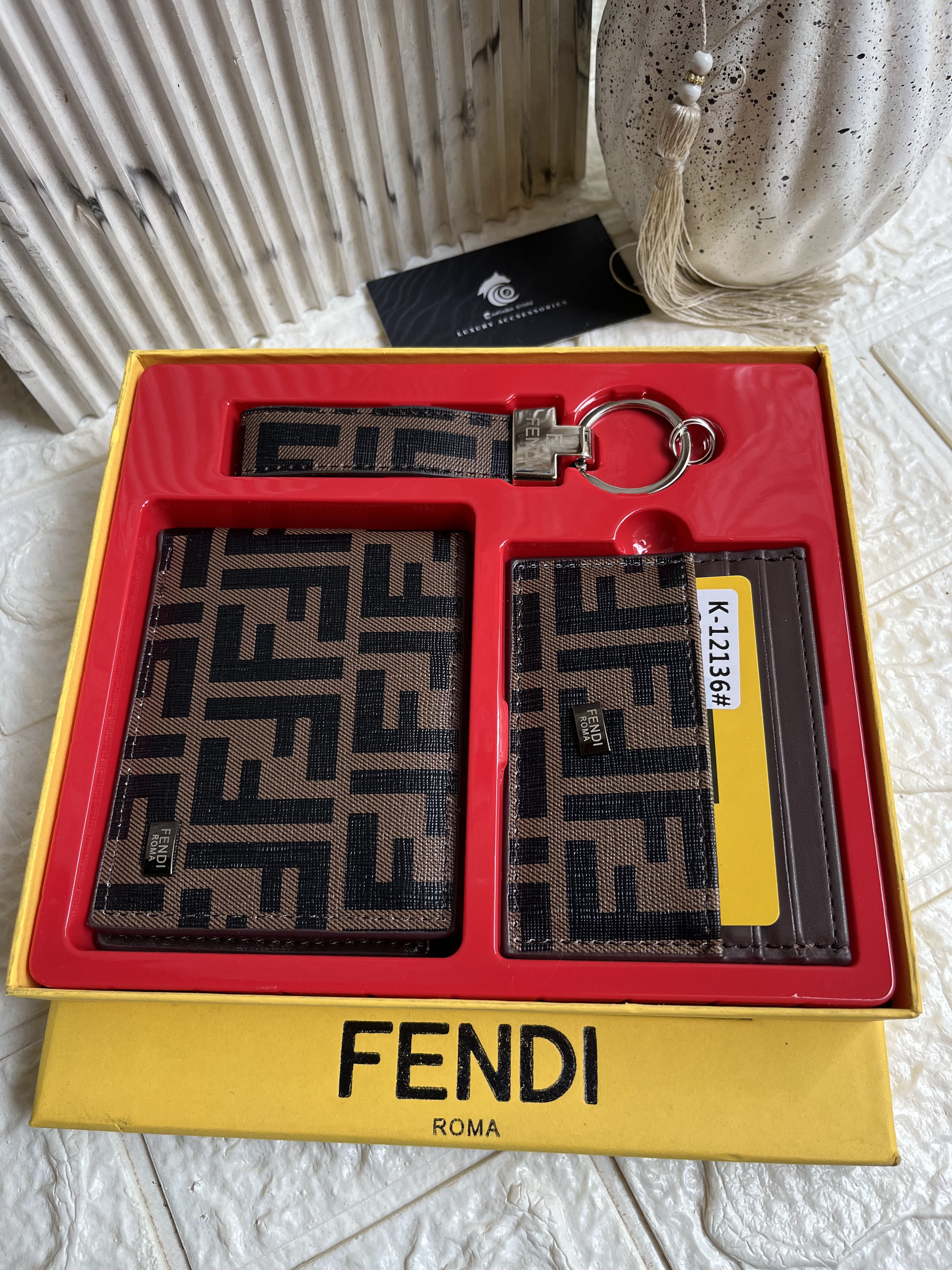 Premium Fendi Leather Gift Box