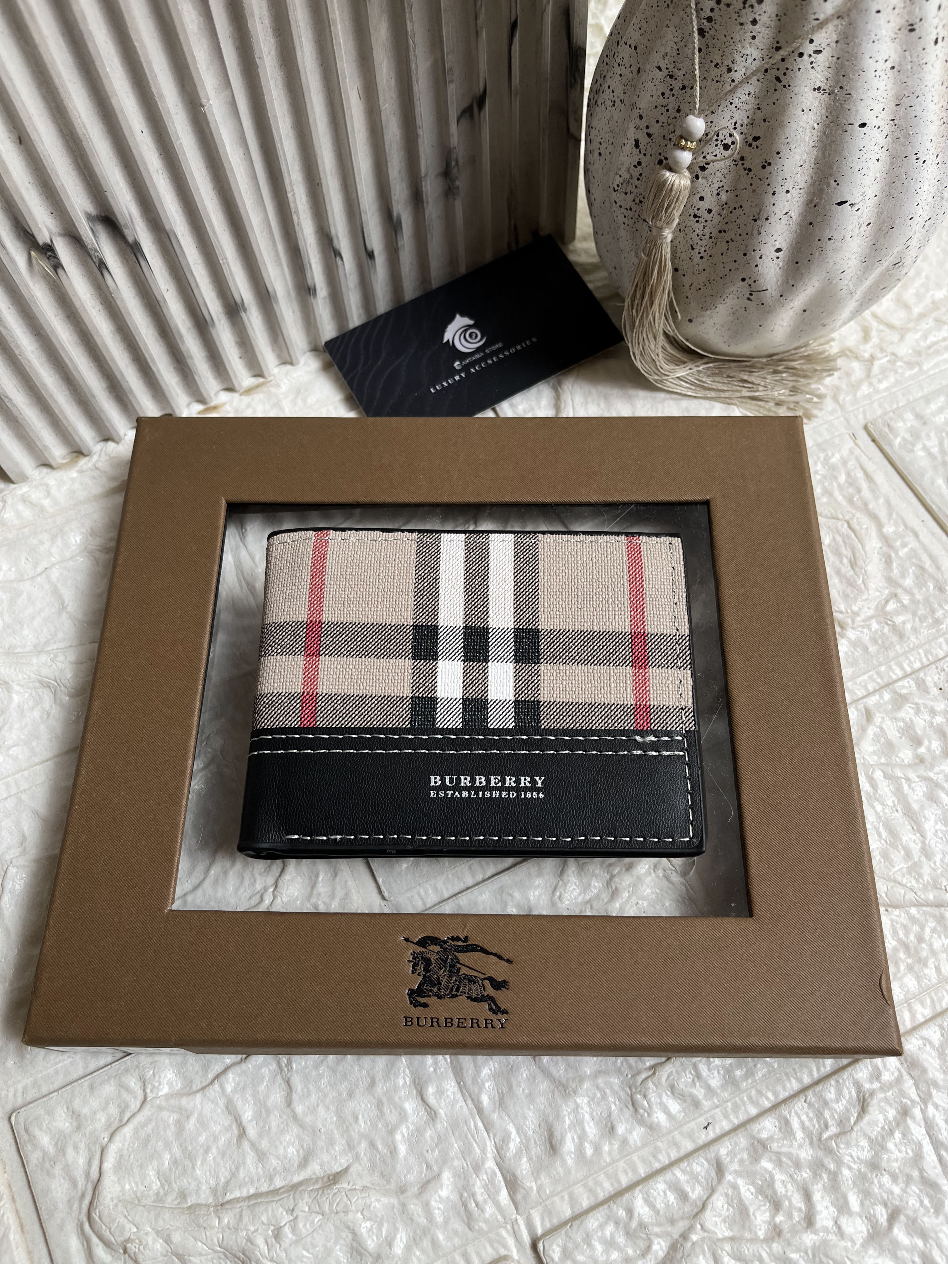 Premium Burberry Leather Gift Box