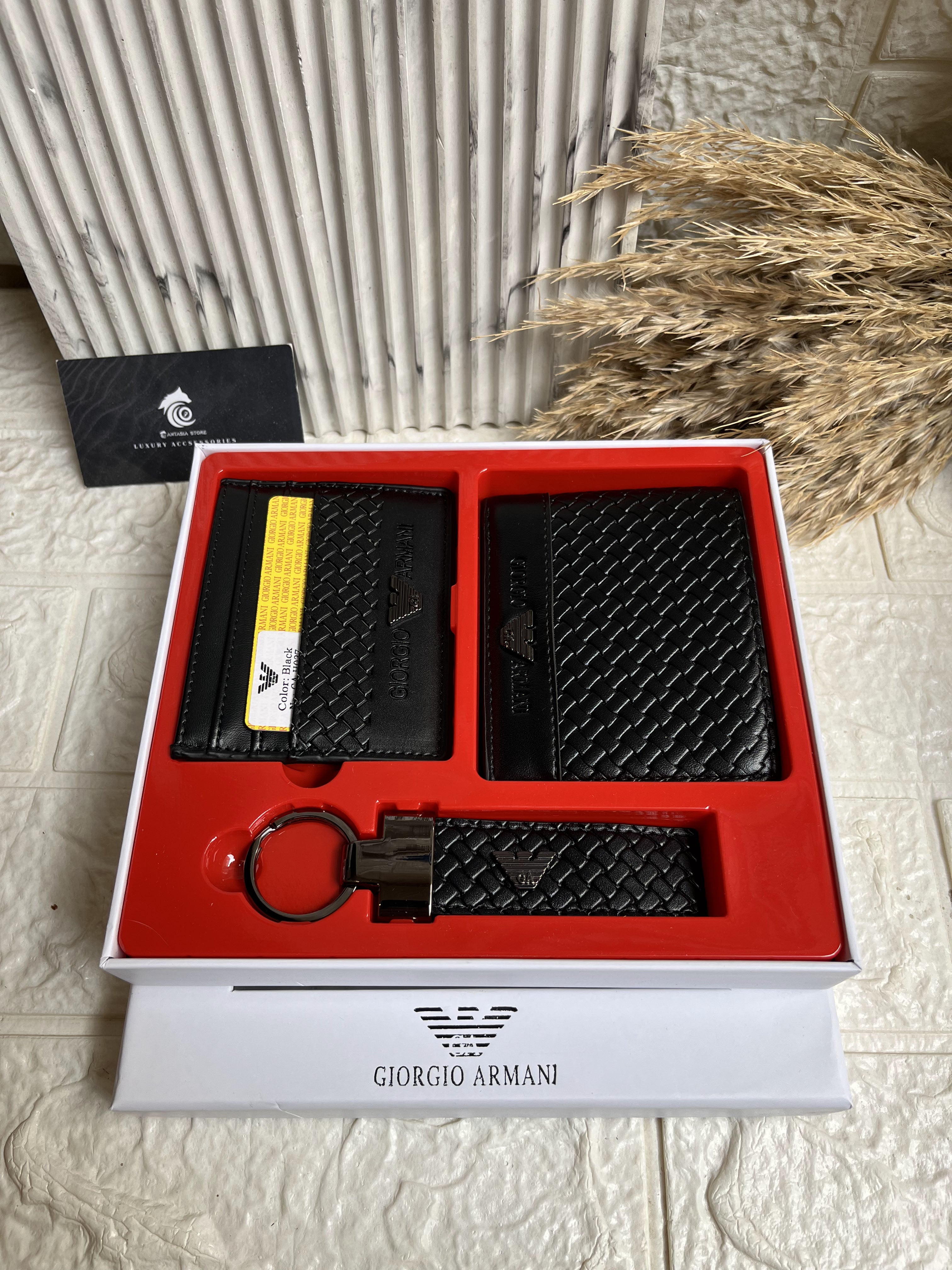 Premium Armani Leather Gift Box