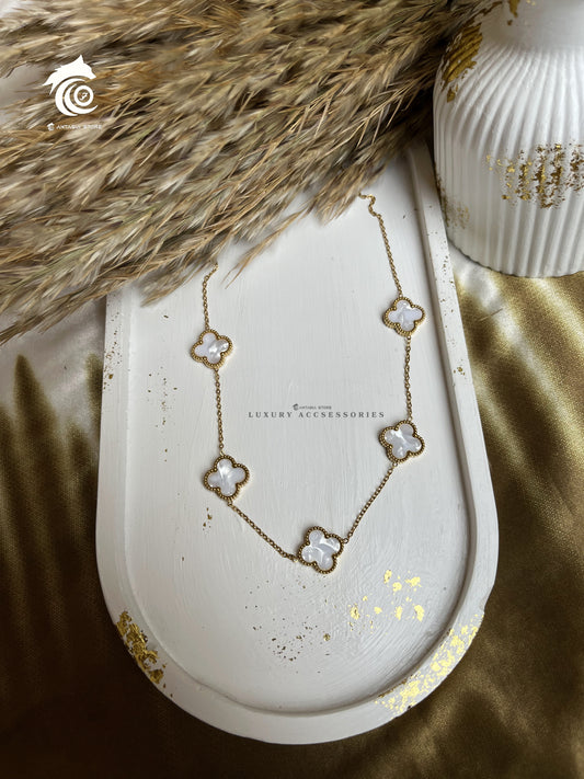 White Vancleef Necklace