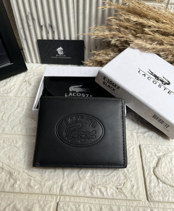 Black Lacoste wallet 4