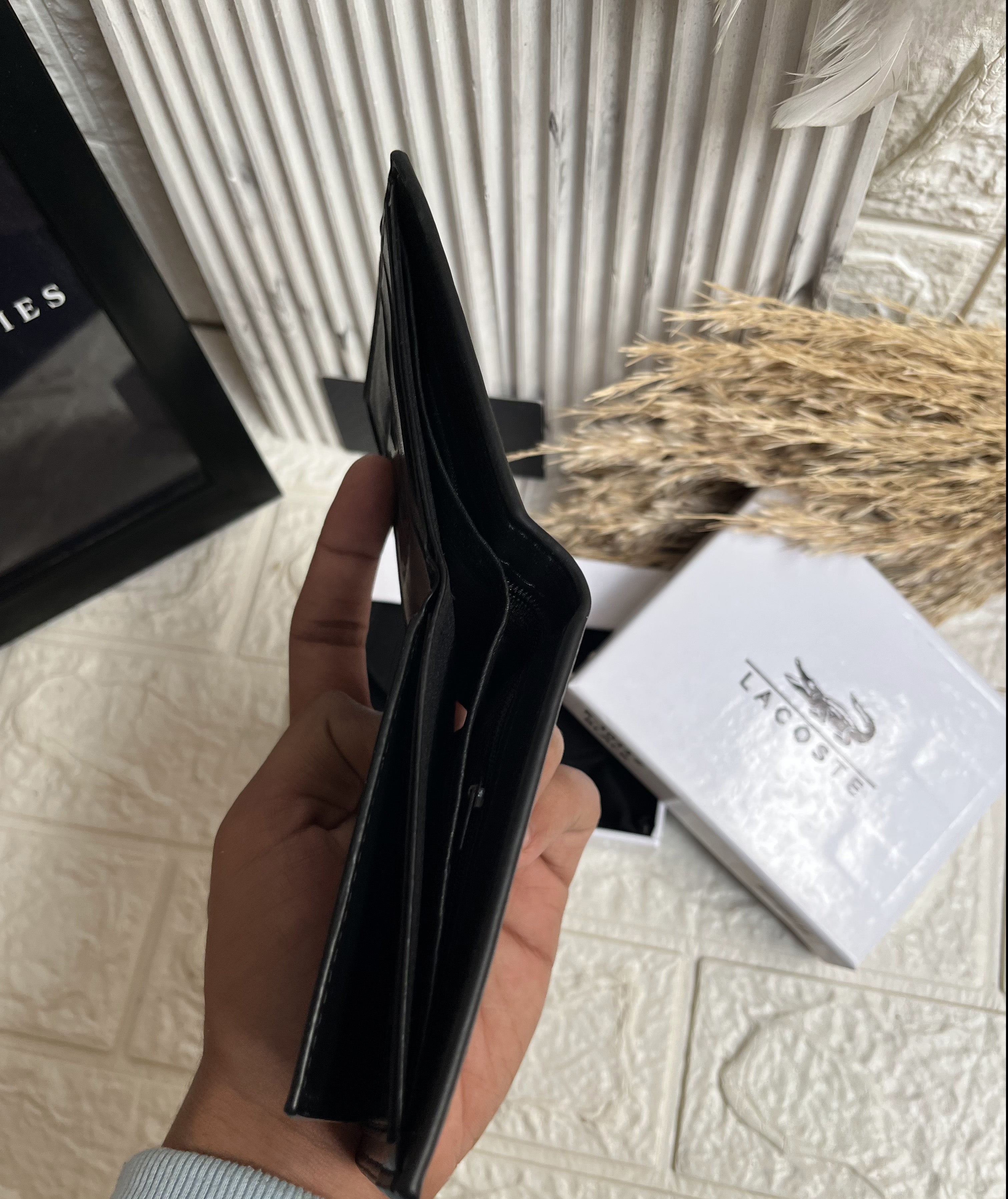 Black Lacoste wallet 4