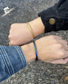 Braided Wrapped Couples Bracelet