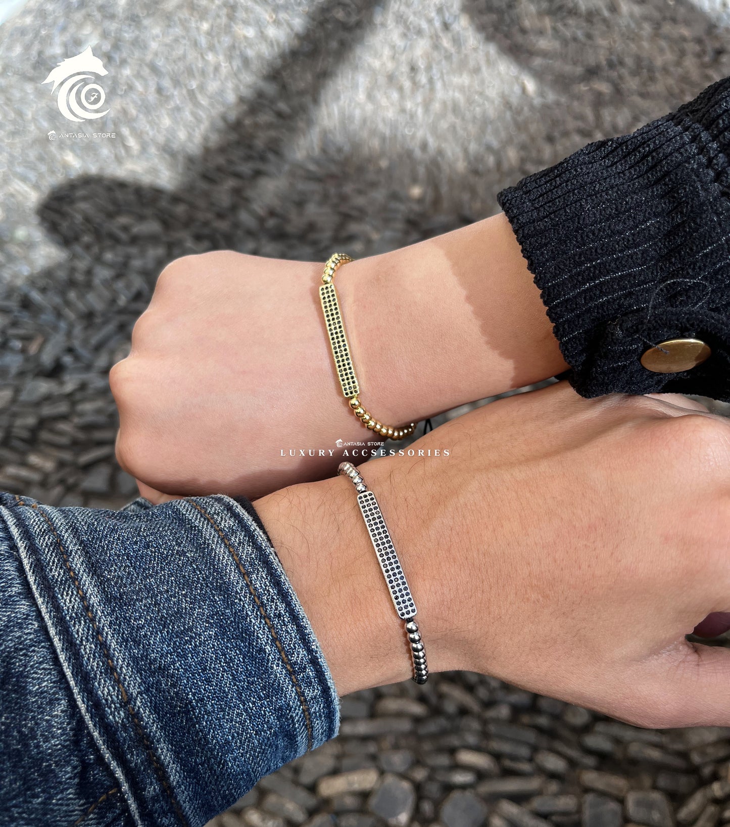 Bar Couples Bracelet