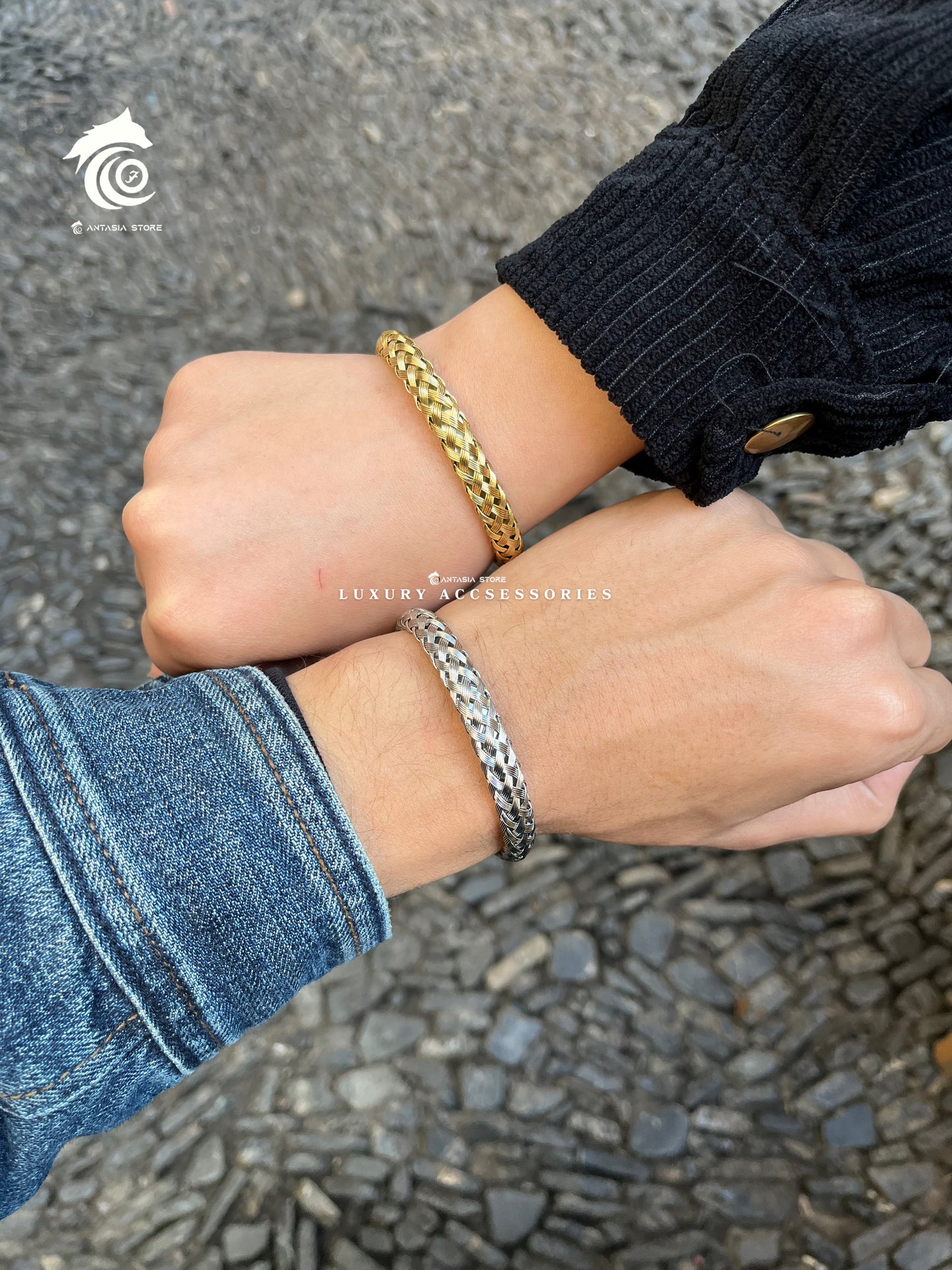 Braided Couples Bracelet