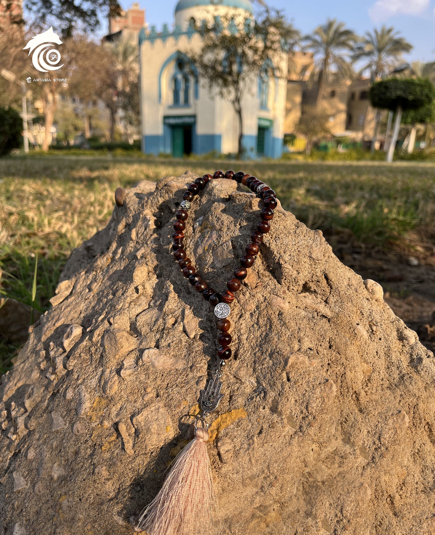 Sebha with Natural Stones