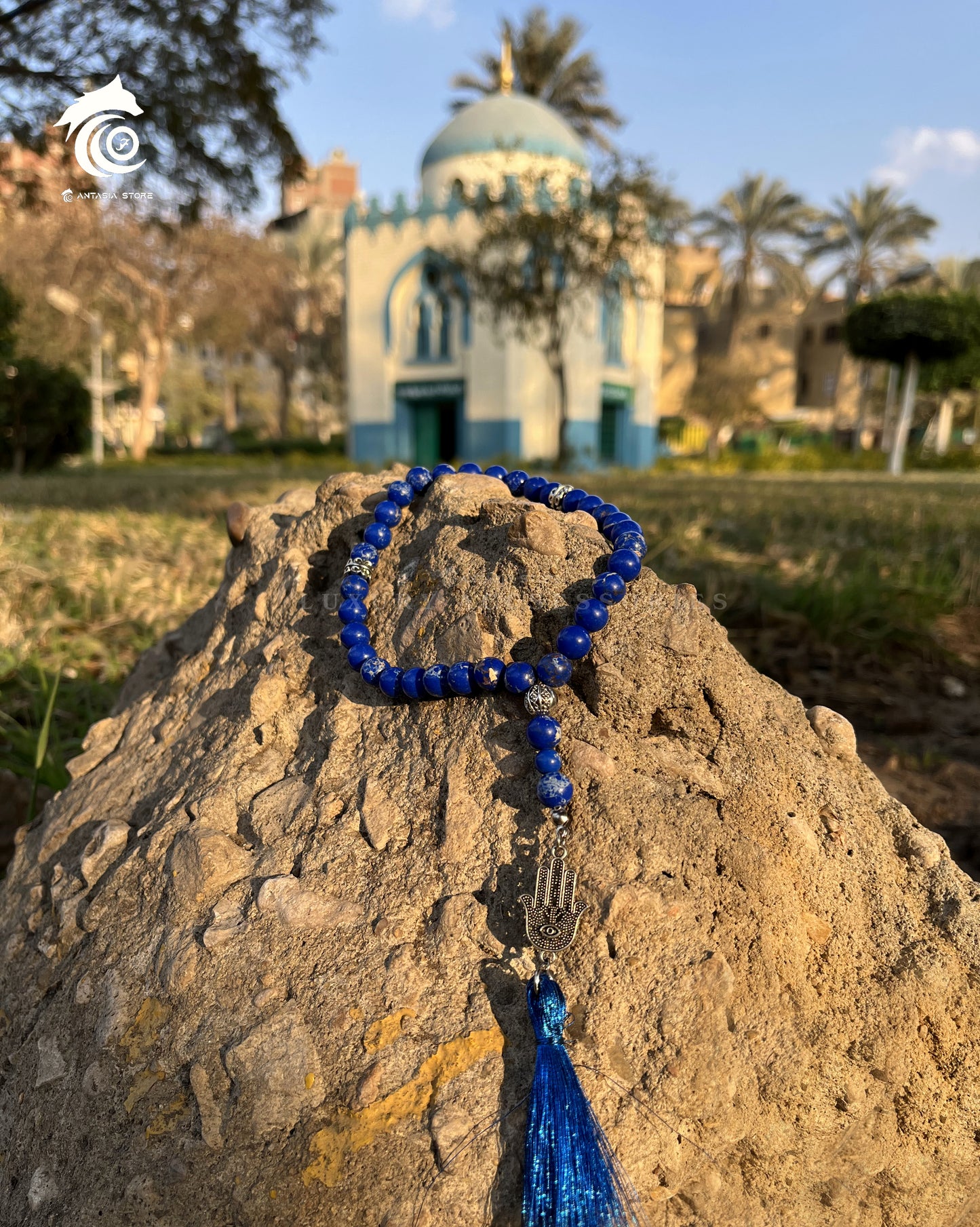 Sebha with Natural Stones