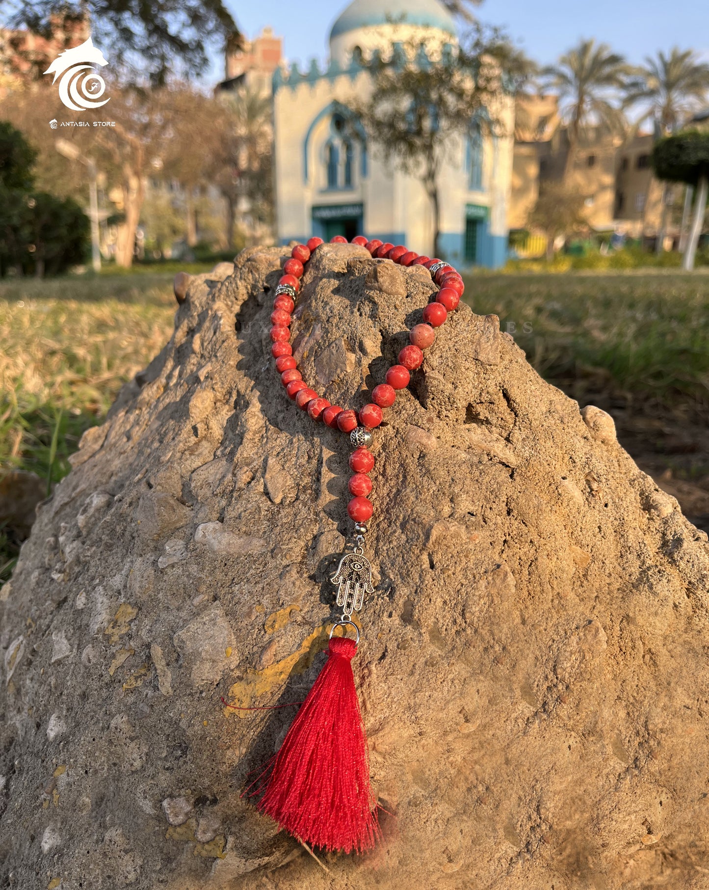 Sebha with Natural Stones