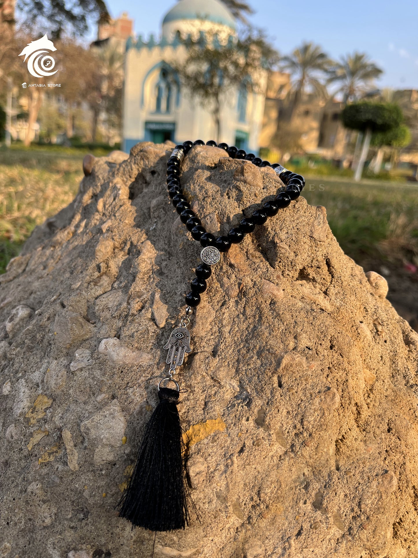 Sebha with Natural Stones