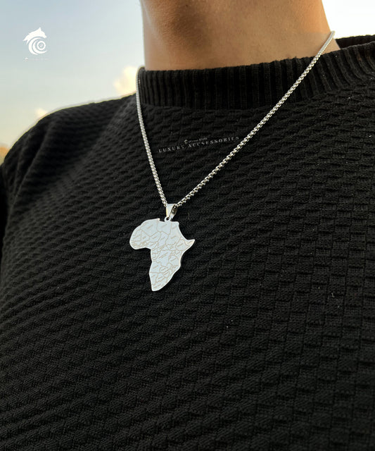 Africa Map Necklace 6 Designs