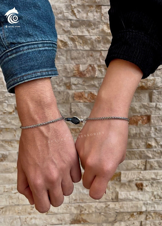 Magnetic Hand Couples Bracelet