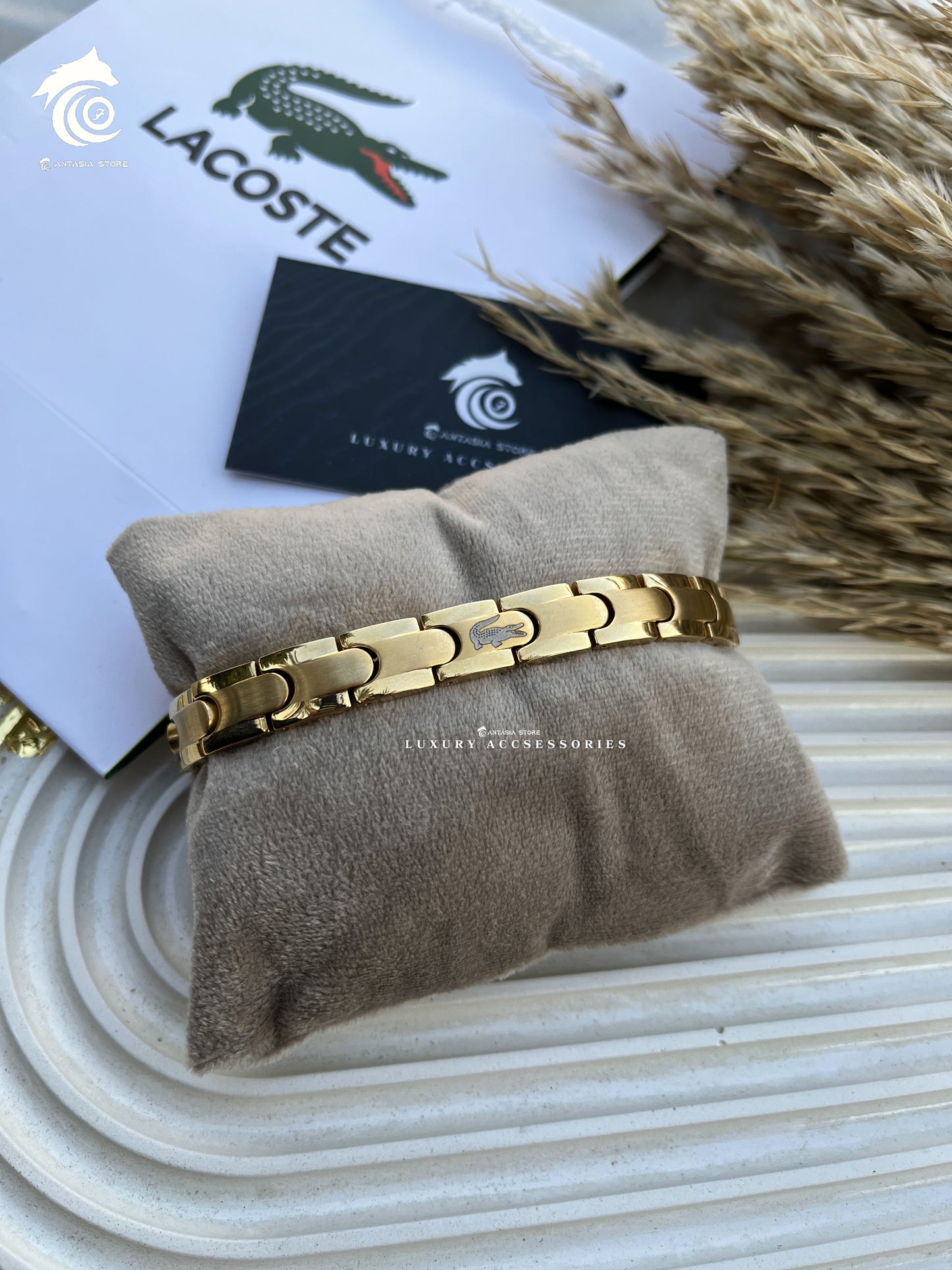 Gold Lacoste Bracelet