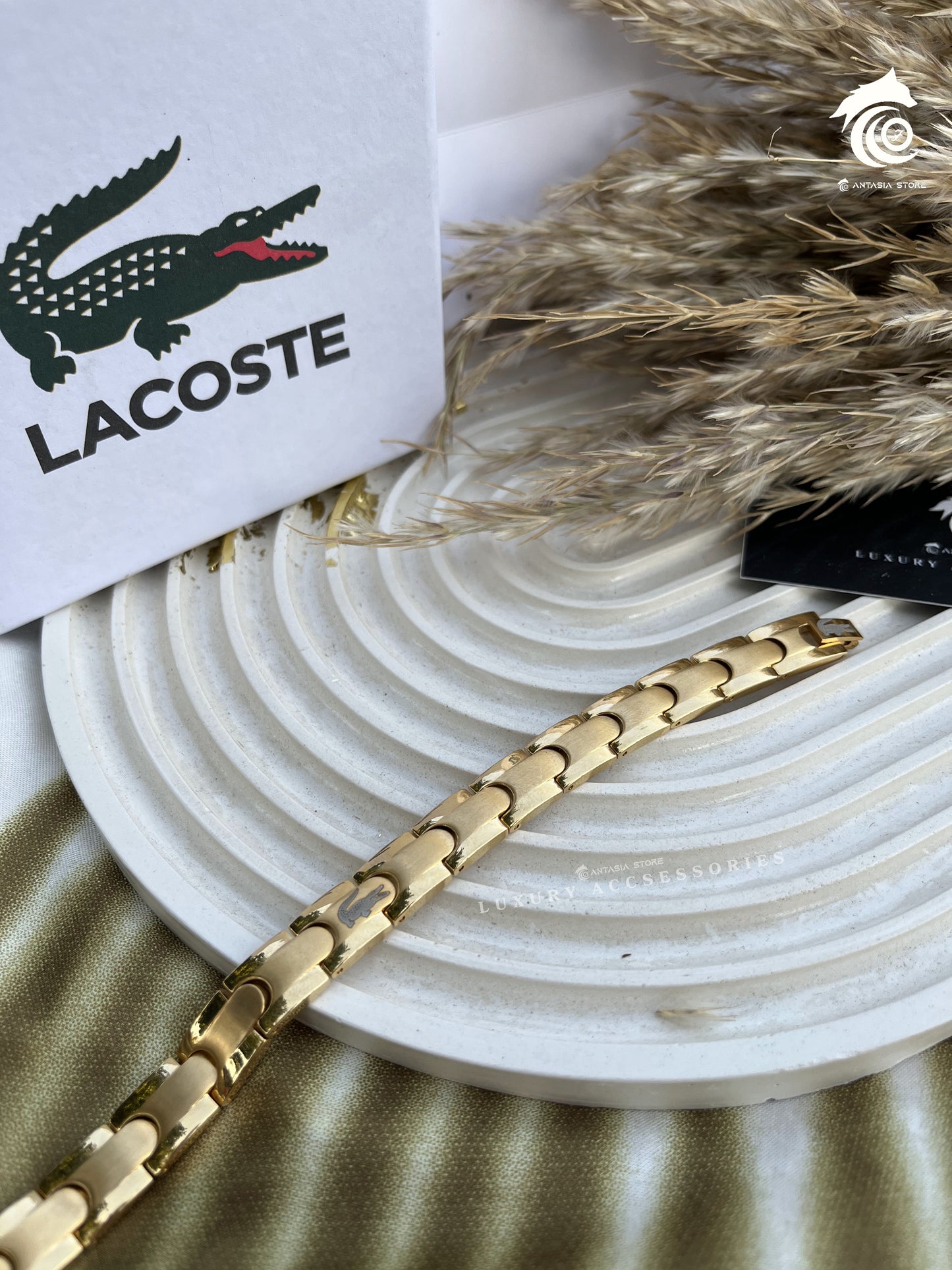 Gold Lacoste Bracelet