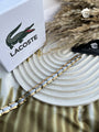 silver& Gold Lacoste Bracelet 2