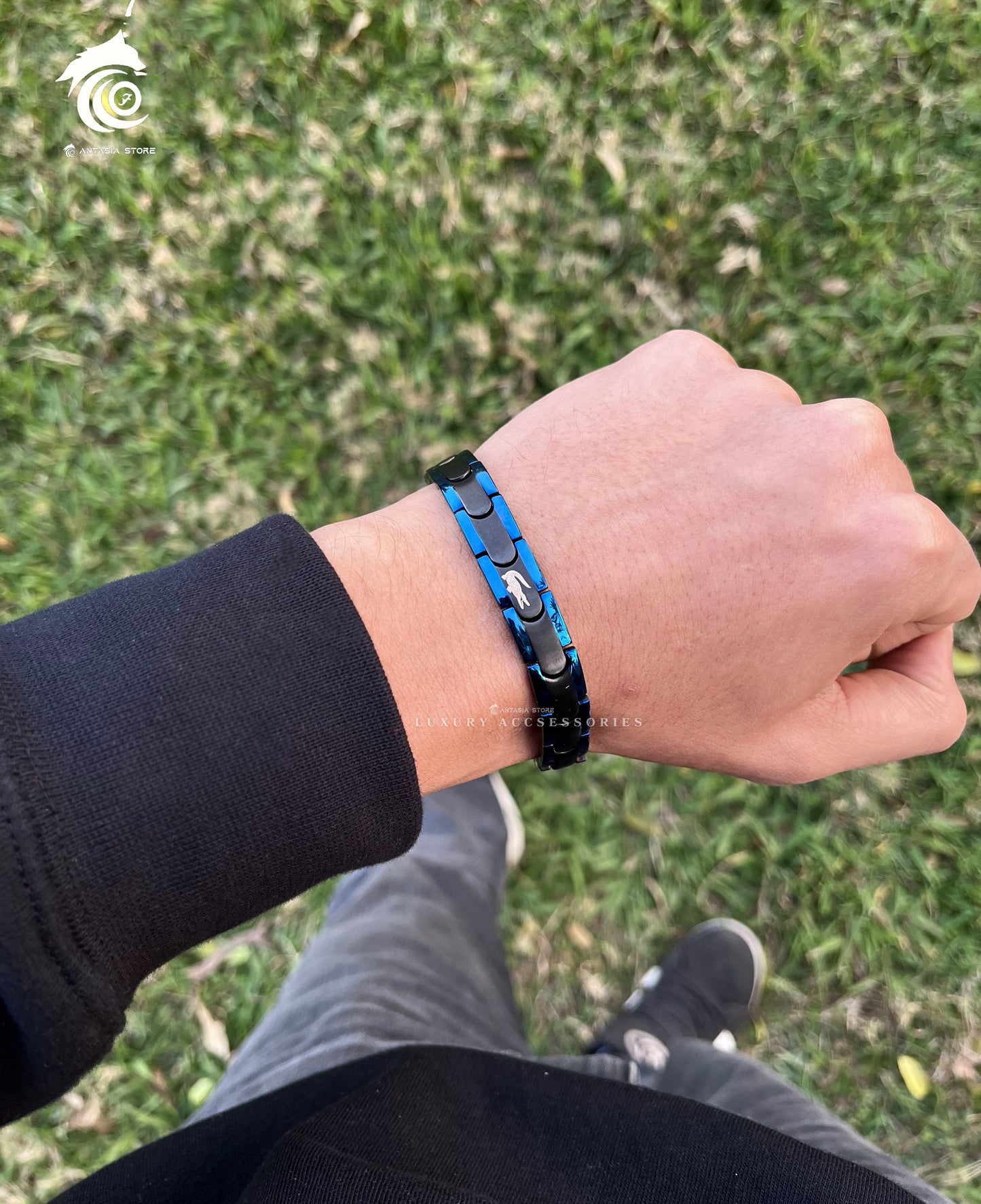 Black& Blue Lacoste Bracelet 2