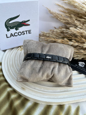 Black Lacoste Bracelet 1