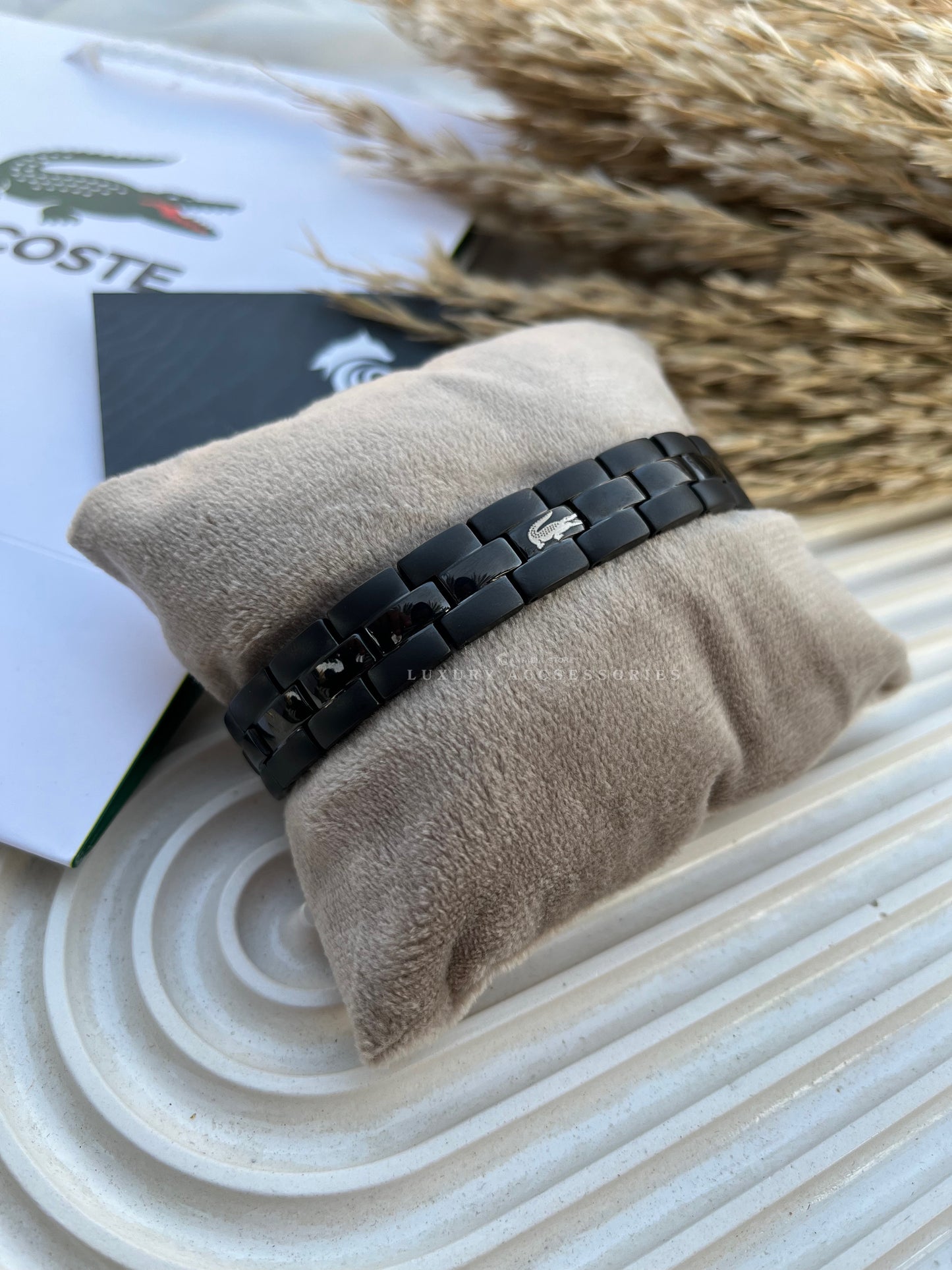 Black Lacoste Bracelet 2