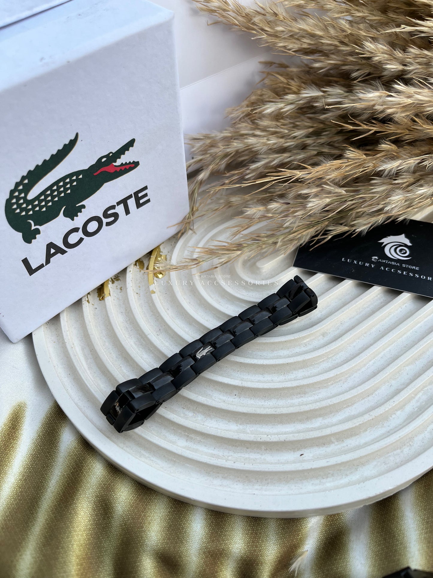 Black Lacoste Bracelet 2