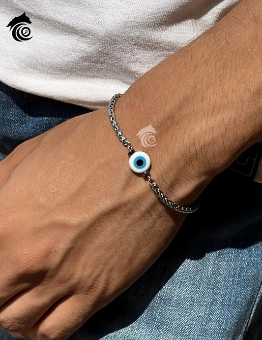 white Eye Bracelet