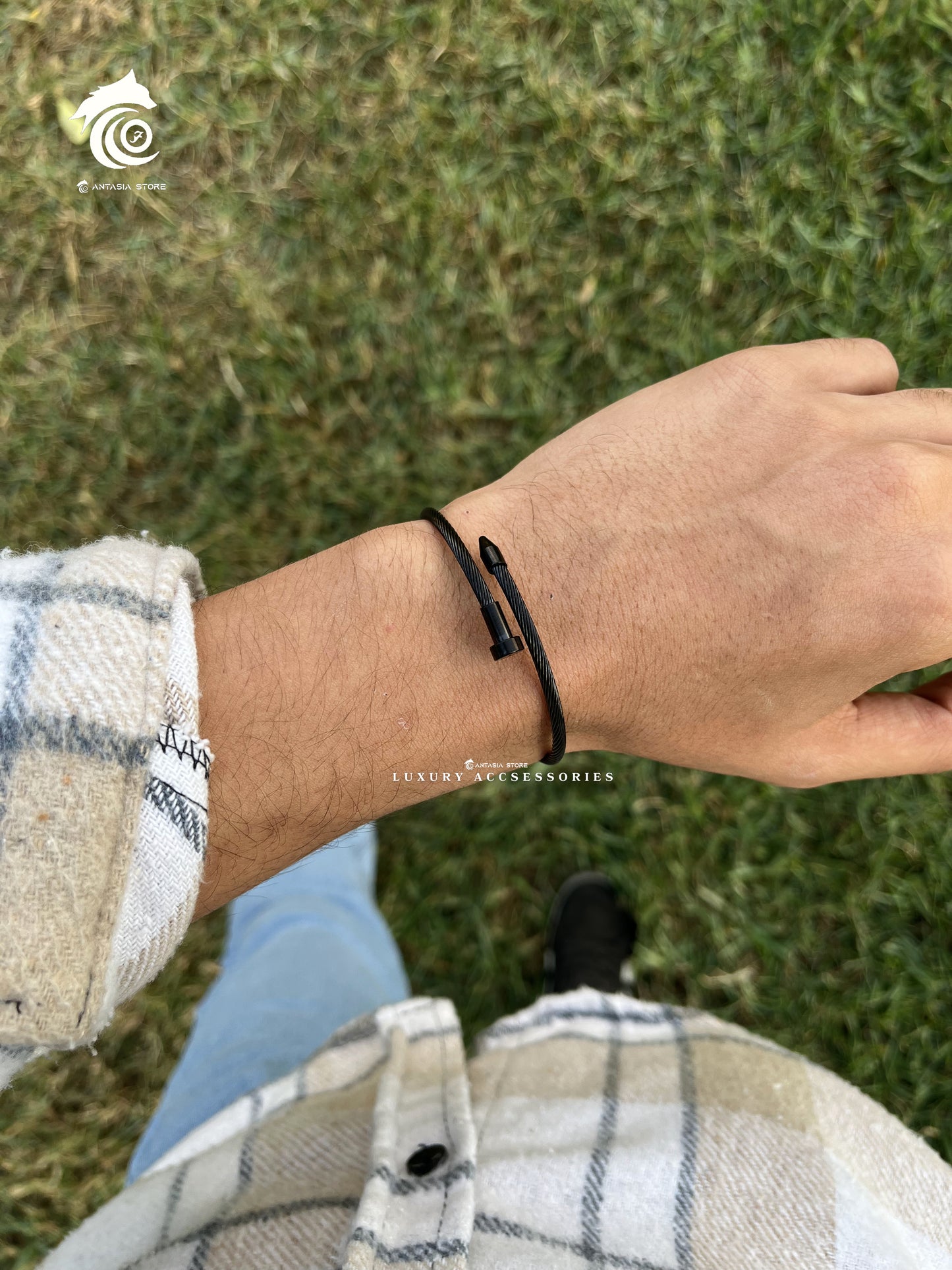 Wrapped Nail Bracelet