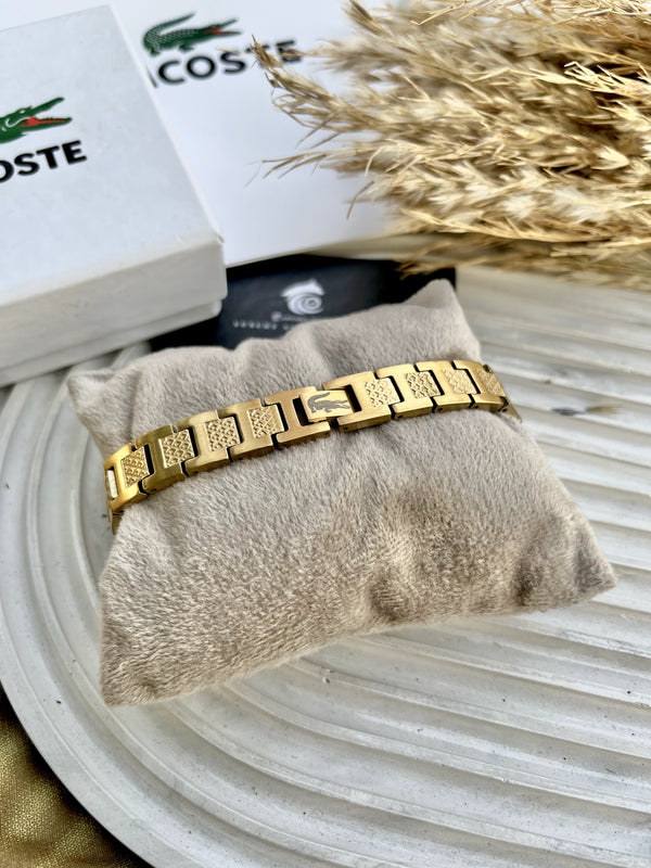 Gold Lacoste Bracelet 3