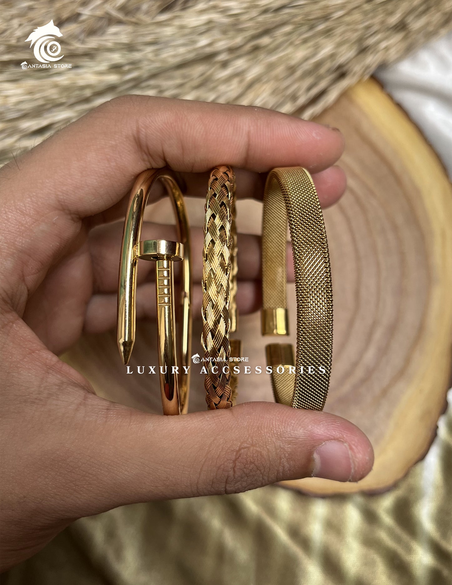 3 Gold Set bracelet