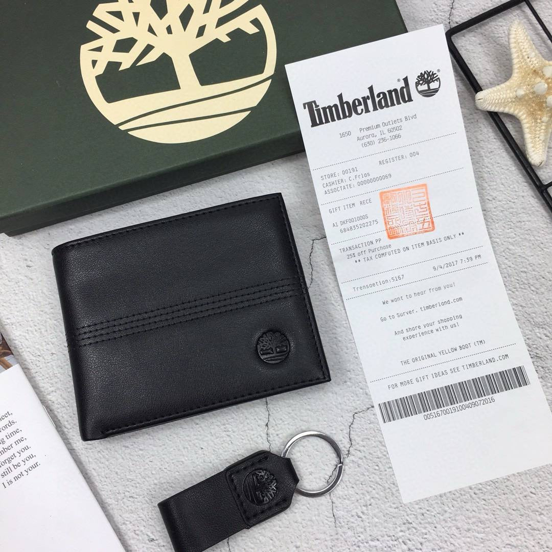 Timberland wallet + Keychain