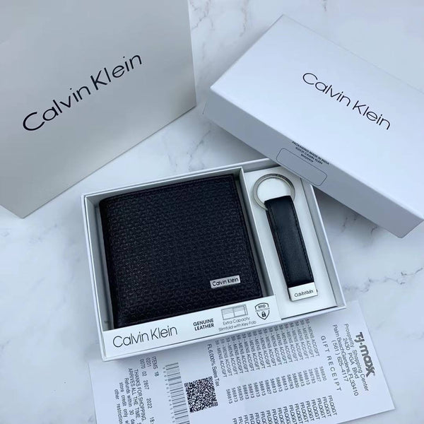 Calvin Klein wallet + Keychain