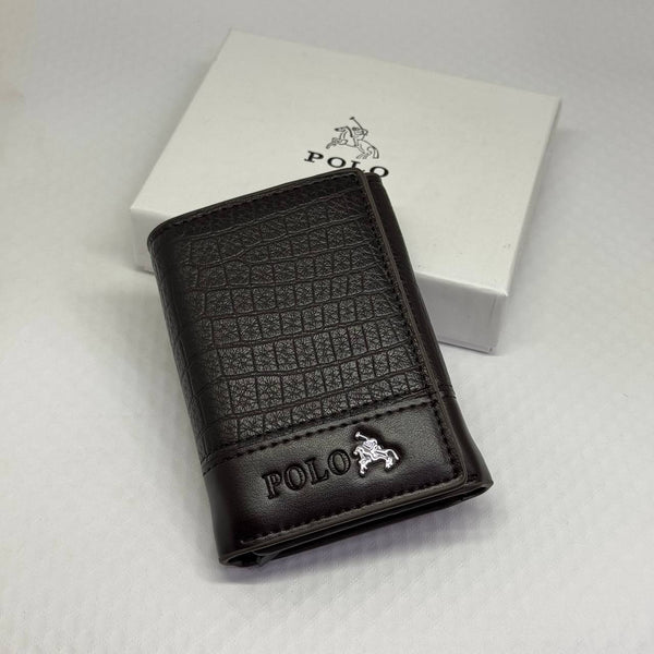 Polo Men's Slim Wallet & Card Holder