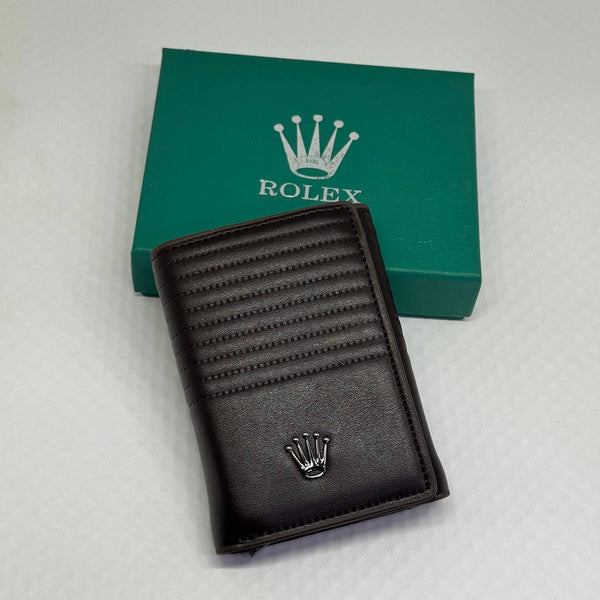 Rolex Men's Slim Wallet & Card Holder