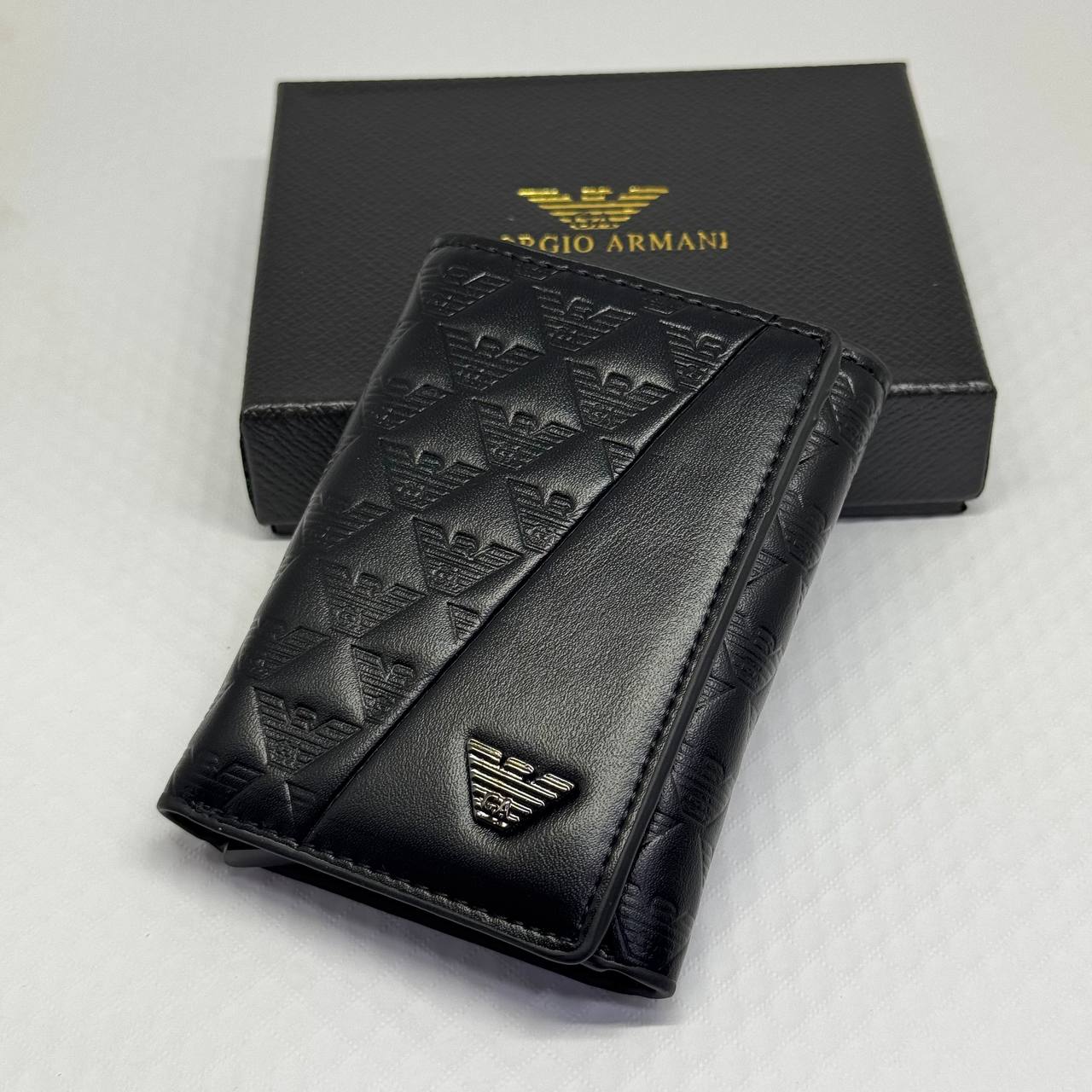 Armani Men's Slim Wallet & Card Holder