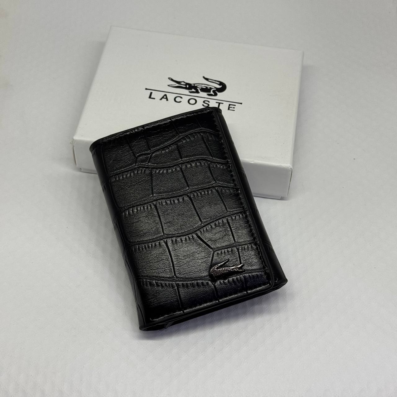 Lacoste Men's Slim Wallet & Card Holder