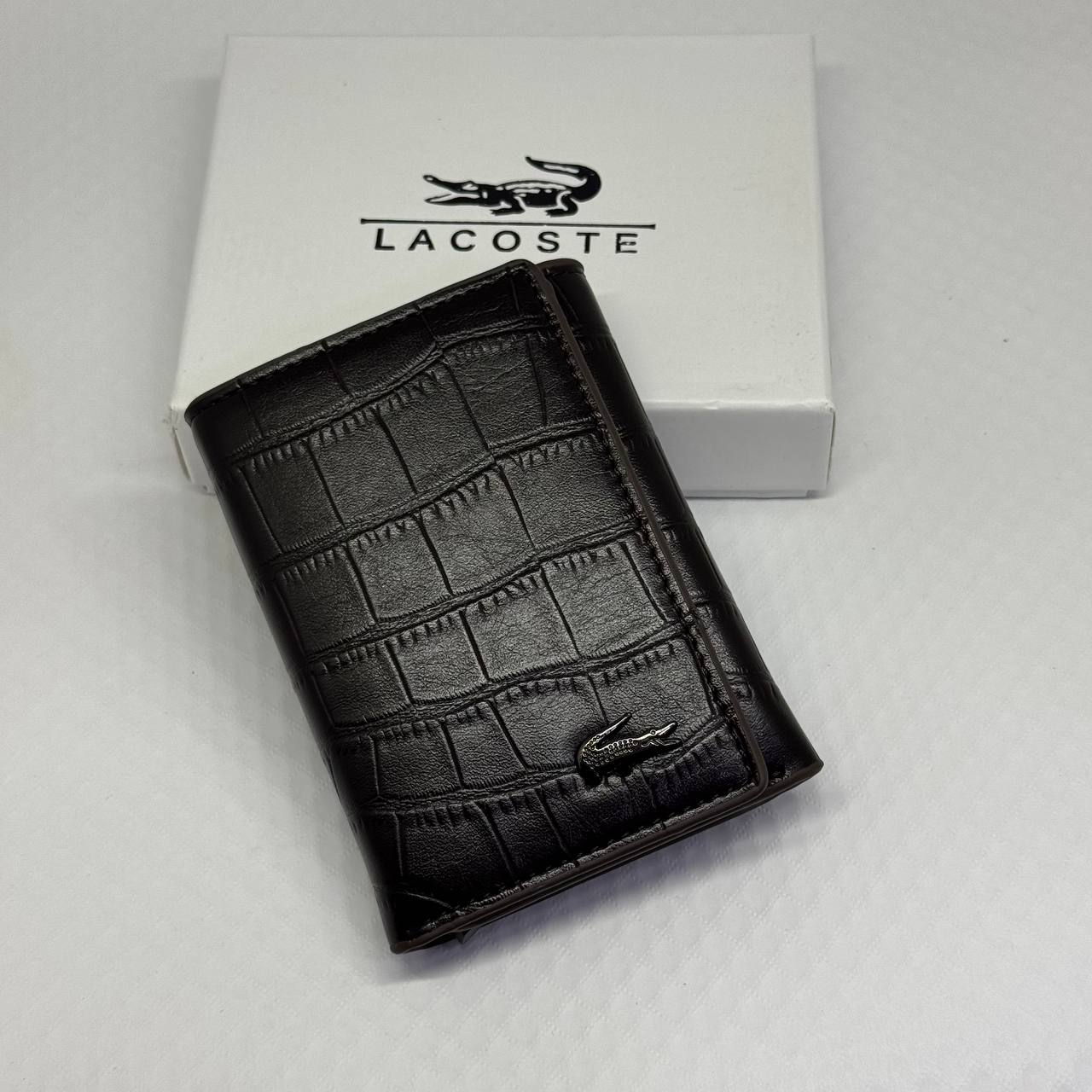 Lacoste Men's Slim Wallet & Card Holder